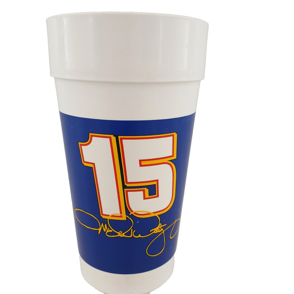 NAPA Racing Plastic Tumbler Cup Blue Yellow Logo Auto Garage NASCAR Collectible - Picture 2 of 7
